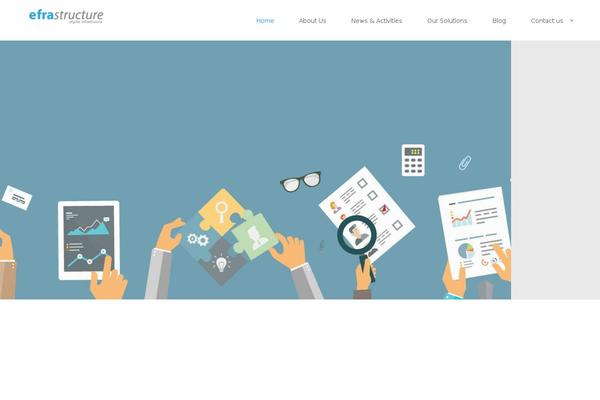 Site using Crumina-page-slider plugin