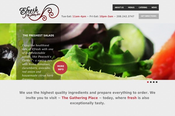 Feast theme site design template sample