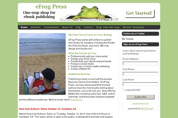 Smallbiz theme site design template sample