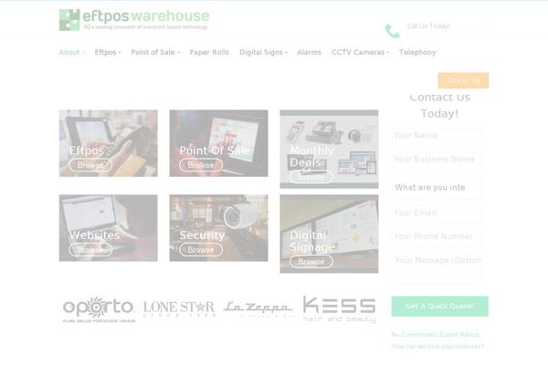 Fintech theme site design template sample