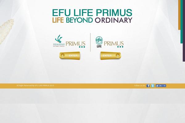 Primus theme site design template sample