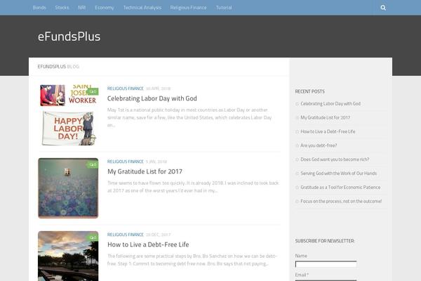 Site using Email posts to subscribers plugin
