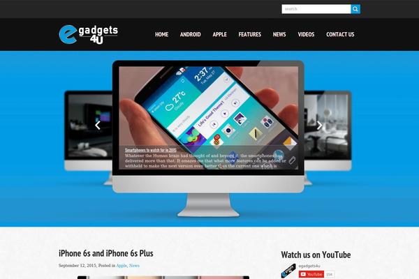 Techworld theme site design template sample