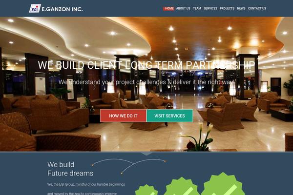 Biznex theme site design template sample