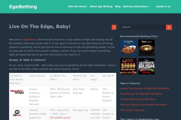 egebetting.com site used Wp_hermoso5-v1.0