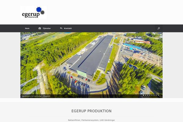 Vantage theme site design template sample