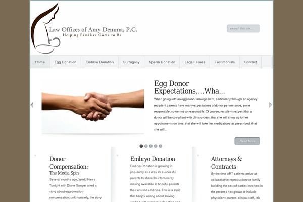 Minimal theme site design template sample