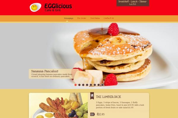 Dine & Drink theme site design template sample