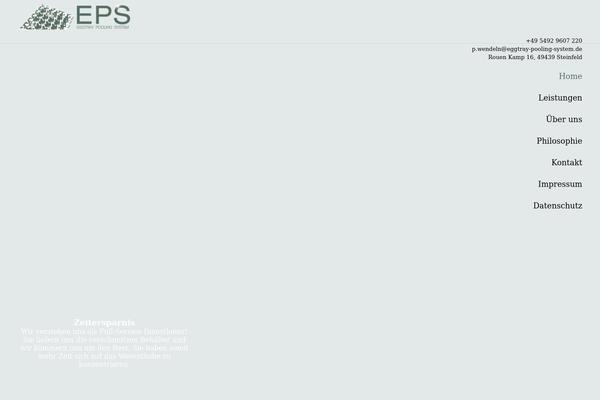 Impreza theme site design template sample