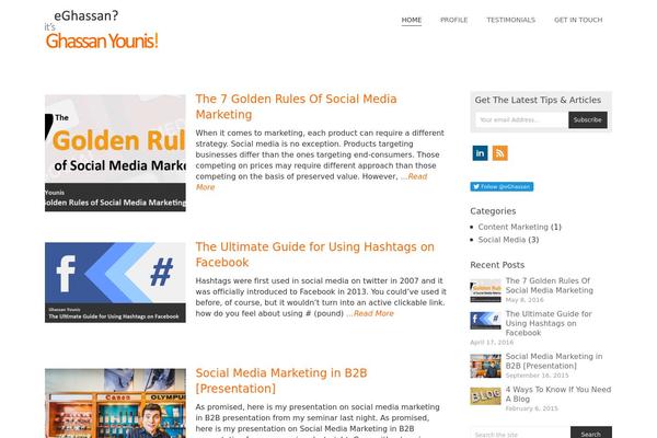 Spike theme site design template sample
