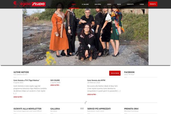 HairPress theme site design template sample