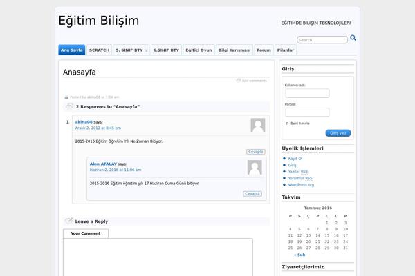 Suffusion theme site design template sample