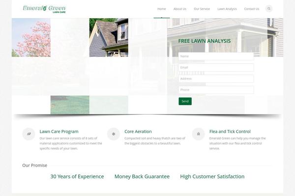 Astrum theme site design template sample