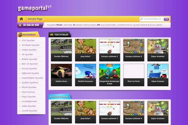 eglencelioyunmerkezi.com site used Gameportal
