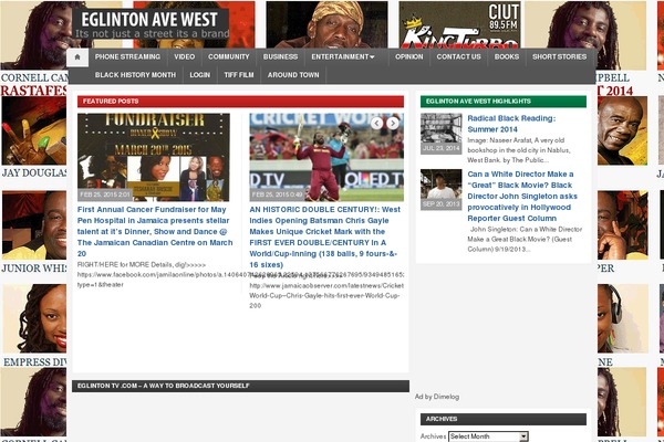 Telegraph theme site design template sample