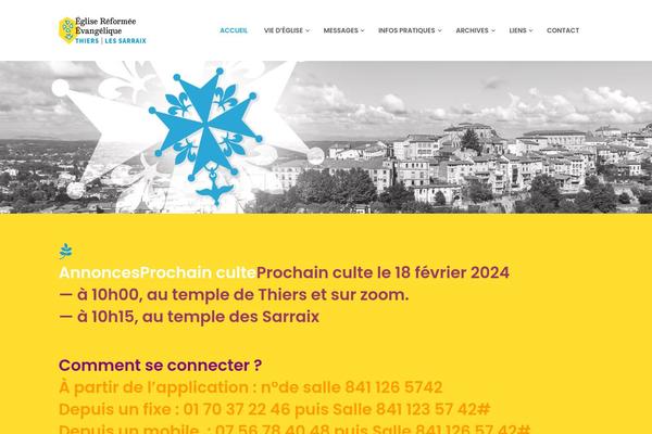 eglise-reformee-thiers.org site used Holycross-child