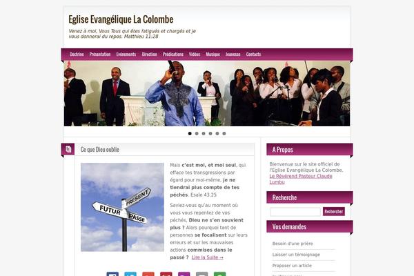 egliselacolombe.org site used BlogoLife