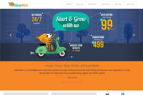 Servereast theme site design template sample