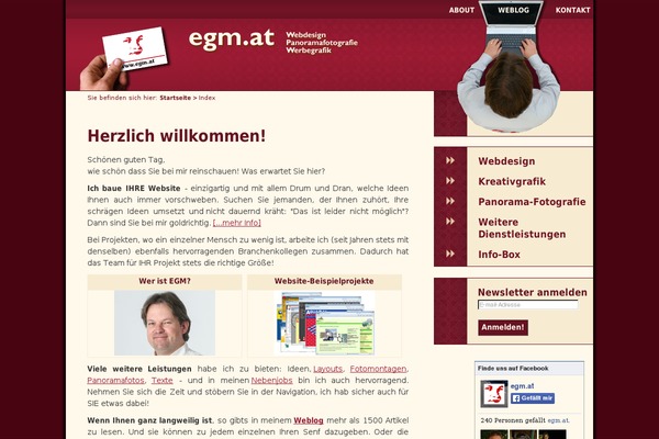 Site using Flickr Badges Widget plugin