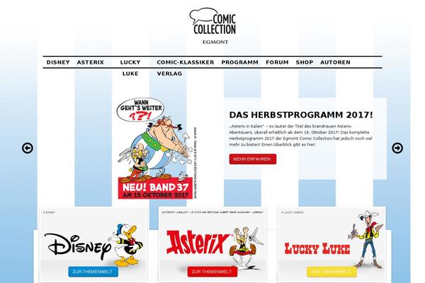 egmont-comic-collection.de site used Egmont-theme