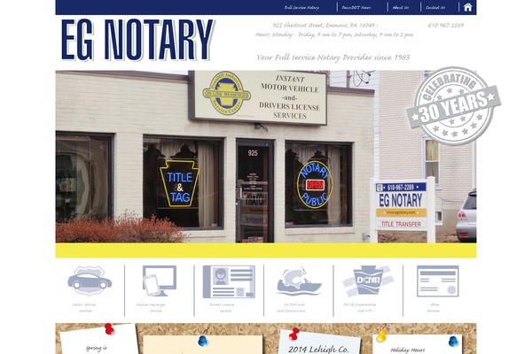 BlankSlate theme site design template sample