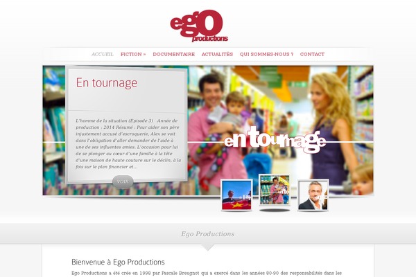 Ego theme site design template sample