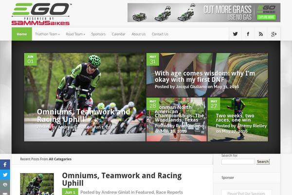 Nexus theme site design template sample
