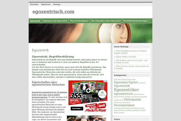 zeeMagazine theme site design template sample
