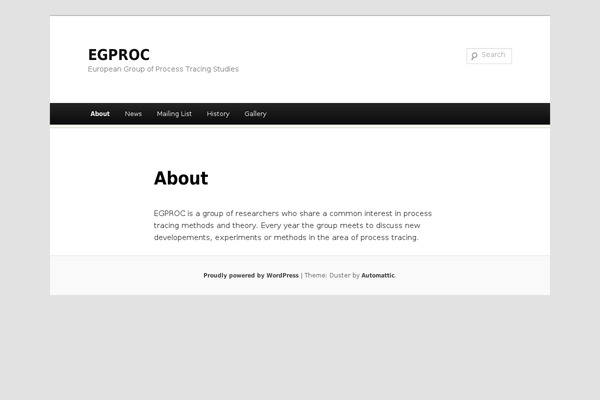 Duster theme site design template sample