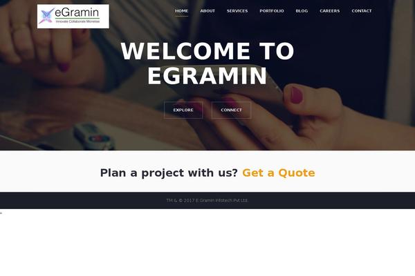 West theme site design template sample