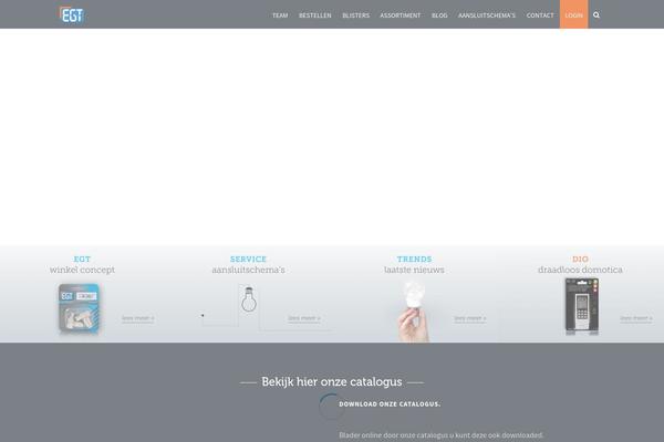 Highend theme site design template sample