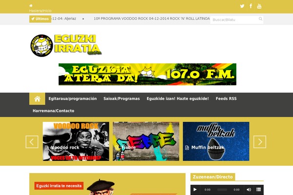 Discover theme site design template sample