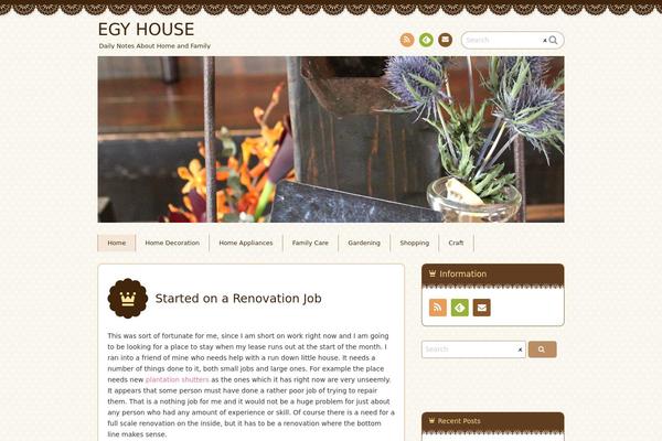Chocolat theme site design template sample