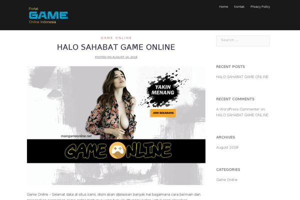 Coller theme site design template sample
