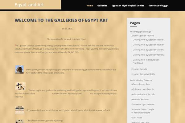 egyptartsite.com site used Wild-safari-lite
