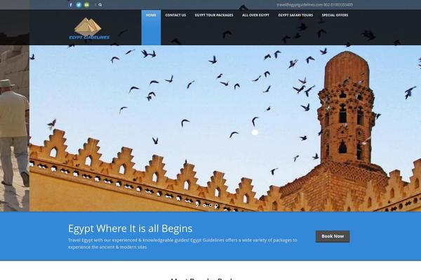 Tour Package theme site design template sample