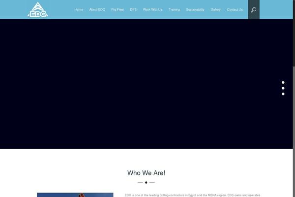 Edc theme site design template sample