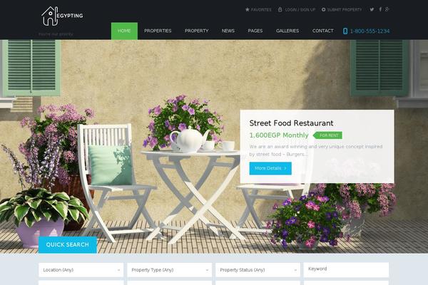 Inspiry-real-places-child theme site design template sample