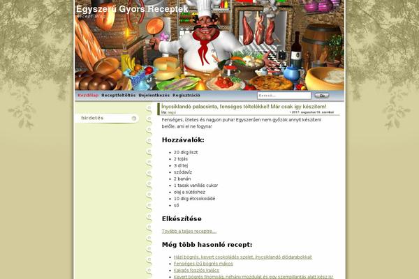 egyszerugyorsreceptek.com site used Mapleleaf