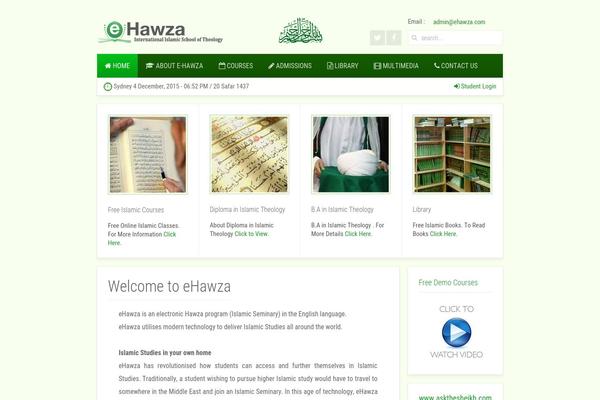 Avenue theme site design template sample