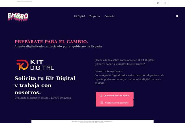 Brook theme site design template sample