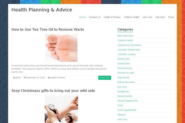 Spacious theme site design template sample