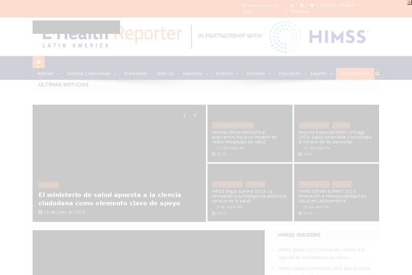 News Portal theme site design template sample