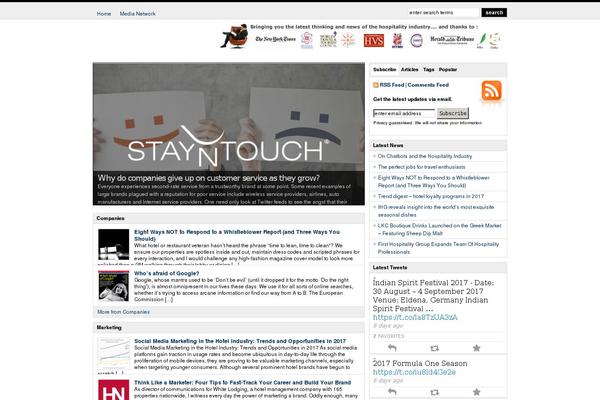 ehospitalitytimes.com site used Wp-clear_basic