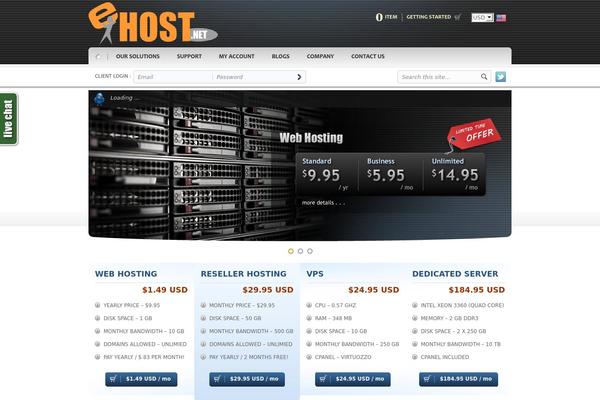 Edge theme site design template sample