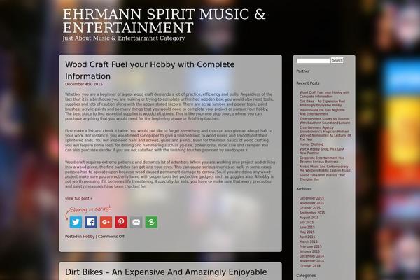 Glossy Stylo theme site design template sample
