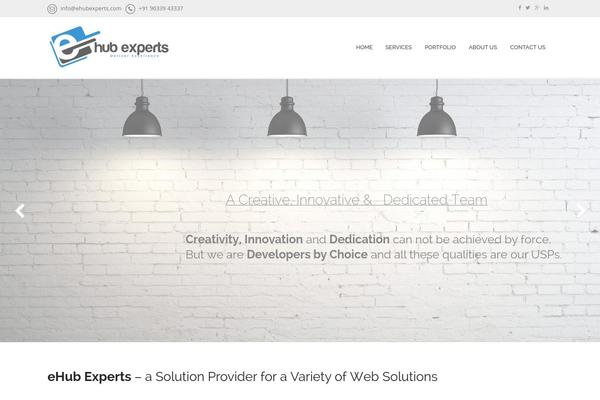 Elos theme site design template sample