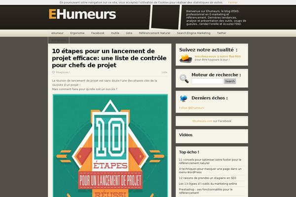 ehumeurs.com site used Flashwp