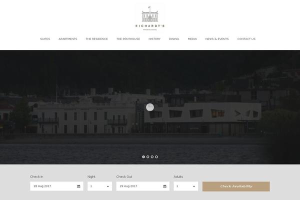 Site using Gdlr-hotel plugin