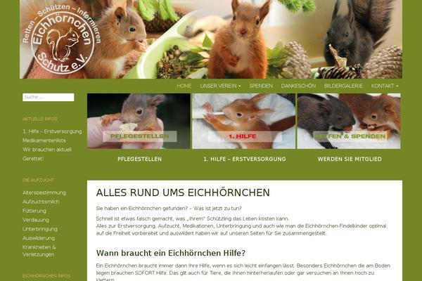 Twentyfourteen Child theme site design template sample